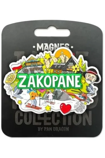 Pan Dragon Magnes I love Poland Zakopane ILP-MAG-C-ZAK-44
