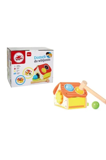Domek z m�otkiem do wbijania kulek 8142344 Brimarex
