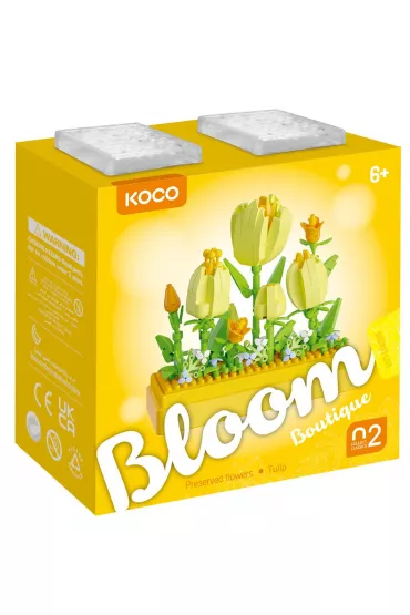 Klocki KOCO kwiaty tulipany 295 element�w
