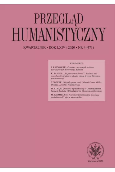 Przegl�d Humanistyczny 2020/4 - Maciej Mr�z