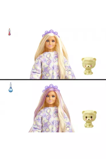 Barbie Cutie Reveal. Lew Lalka S�odkie stylizacje HKR06 Mattel