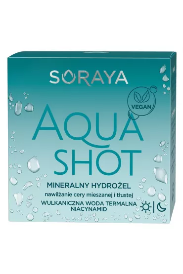Soraya Aqua Shot mineralny hydro�el do cery mieszanej i t�ustej 50 ml