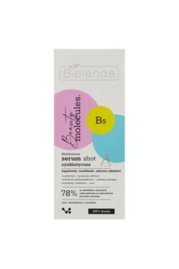 Bielenda Beauty Molecules Molekularne serum Shot synbiotyczne do cery wra�liwej i odwodnionej 30 ml