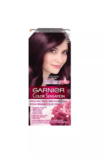 Garnier Color Sensation krem koloryzujcy do wosw 3.16 Gboki Ametyst