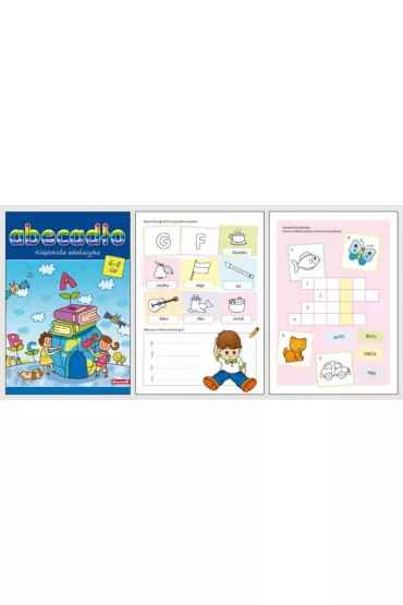 KSIAZECZKA EDUKACYJNA A4 - ABECADLO-DANM *