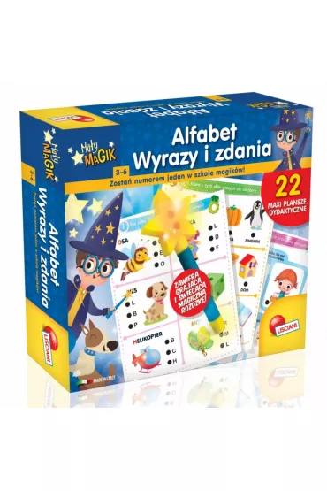 Magik alfabet wyrazy i zdania * Lisciani