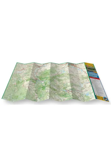Roztocze �rodkowe Puszcza Solska mapa turystyczna 1:50 000 laminat 2023