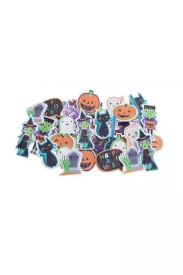 Brewis Naklejki z pianki Halloween 36 szt
