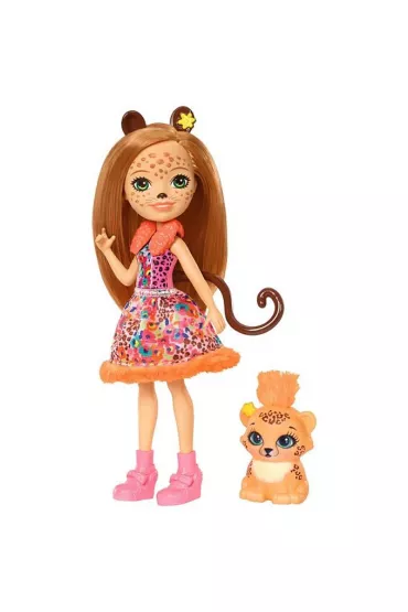 Enchantimals Lalka dodatkowa + zwierz�tko FNH22 Mattel