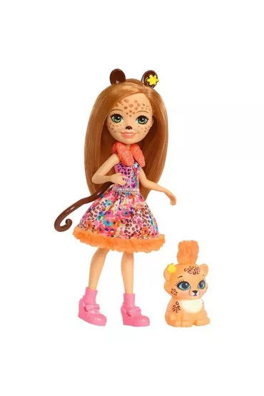 Enchantimals Lalka dodatkowa + zwierz�tko FNH22 Mattel