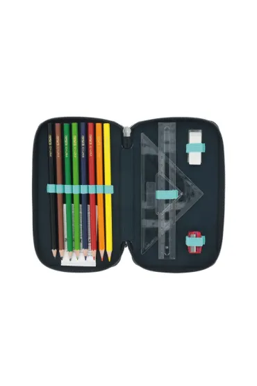 Herlitz Pi�rnik 31 cz. potr�jny Happy Lions