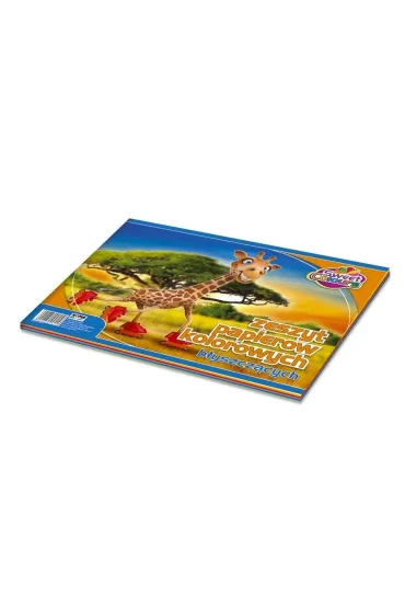 Koma-Plast Zeszyt papier�w kolorowych A4 b�yszcz�cych 1 szt.
