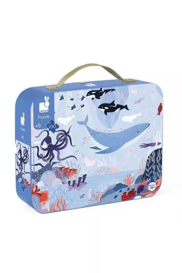 Puzzle w walizce Ocean arktyczny 6+ Janod