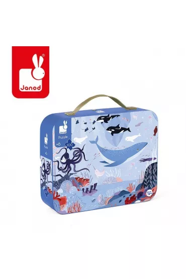 Puzzle w walizce Ocean arktyczny 6+ Janod