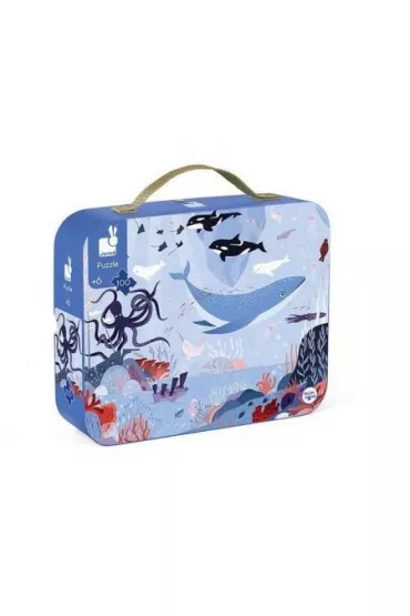 Puzzle w walizce Ocean arktyczny 6+ Janod