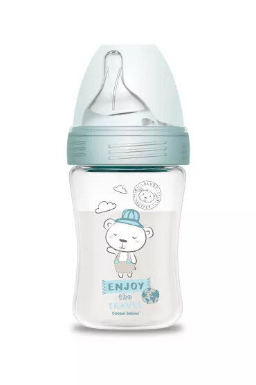 Canpol Babies Antykolkowa butelka Haberman Mi� 260 ml