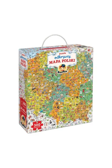 Puzzle 300 Odkrywcy Mapa Polski CzuCzu
