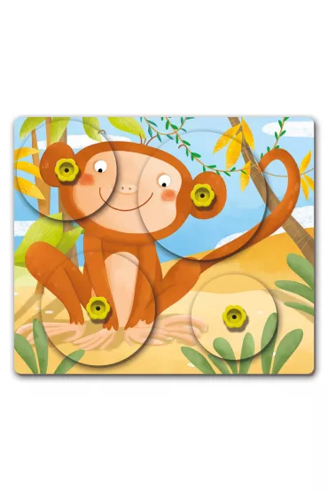 Montessori. Puzzle zwierz�ce Quercetti