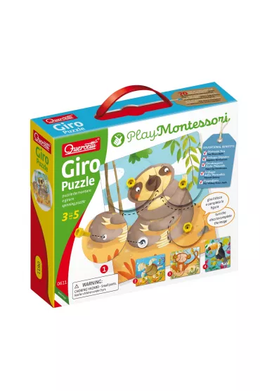 Montessori. Puzzle zwierz�ce Quercetti