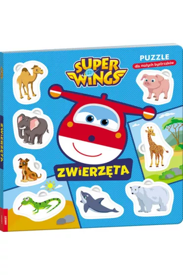Super Wings. Zwierz�ta. Puzzle dla ma�ych bystrzak�w