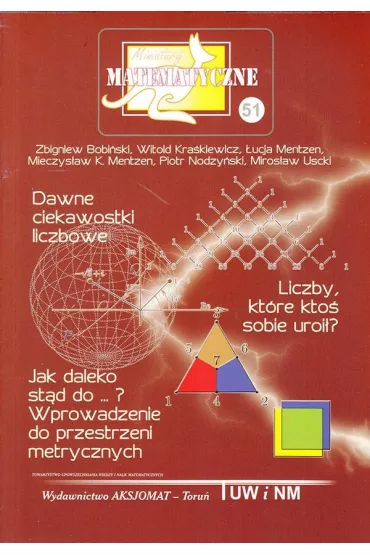 Miniatury matematyczne 51 Dawne ciekawostki..