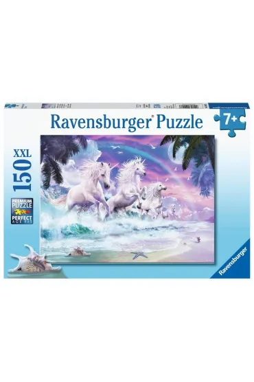 Puzzle 150 el. Jednoro�ce na pla�y 100576 Ravensburger