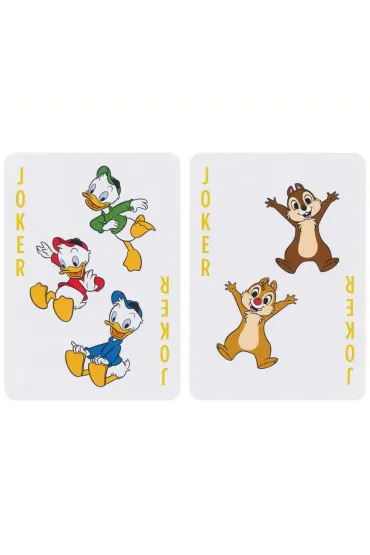 Karty do gry Donald Duck, edycja 90-lecia, kolor niebieski