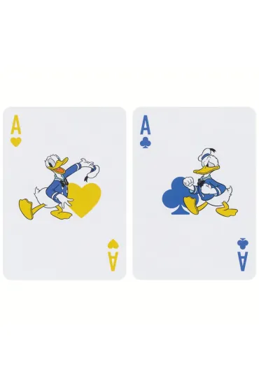 Karty do gry Donald Duck, edycja 90-lecia, kolor niebieski