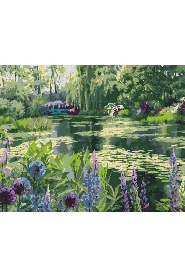 Ideyka Malowanie po numerach - Ogr�d Moneta 40x50cm