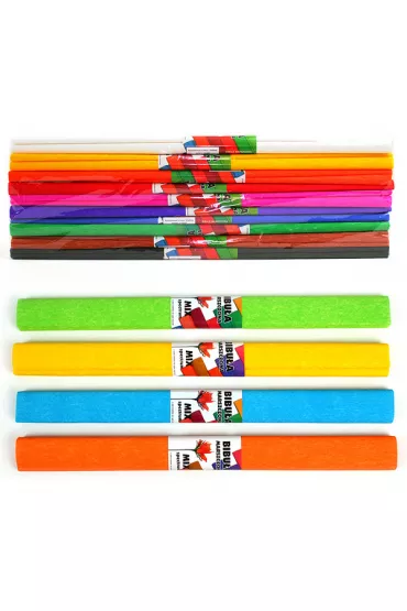 Starpak Bibu�a marszczona Spectrum mix 200x50 cm
