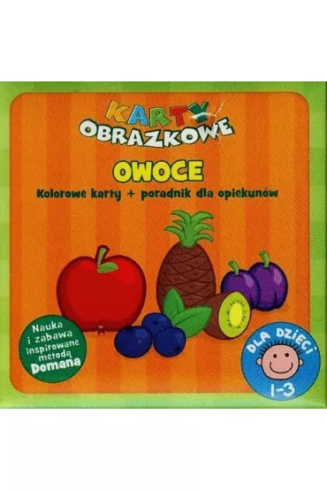 Karty obrazkowe dla dzieci - Owoce - Krzysztof Minge, Natalia Minge
