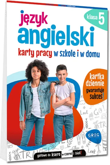 J�zyk angielski. Karty pracy w szkole i w domu. Klasa 5 - Wioleta Antecka