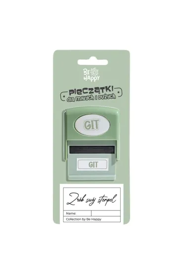 Be-Happy Gifts Piecz�tka z napisem - Git
