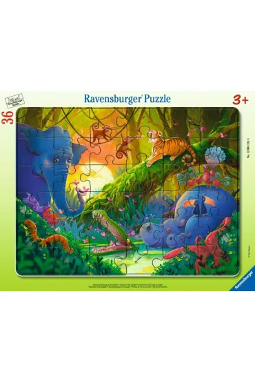 Puzzle 36 Jungle Frame Ravensburger