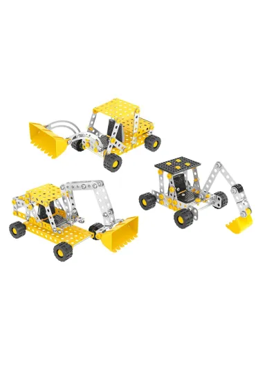Konstruktor metalowy 225el Technok
