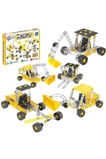 Konstruktor metalowy 225el Technok