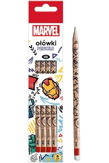 Beniamin Ol�wek z gumk� Avengers 6 szt