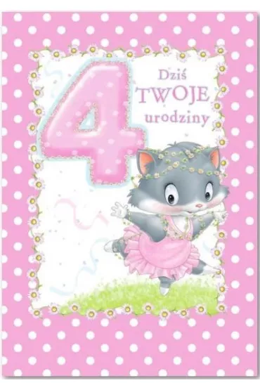 Trend Kartka okoliczno�ciowa Urodziny 4 MF09