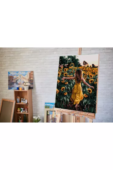 Twoje Hobby Malowanie po numerach - S�oneczniki 40x50cm