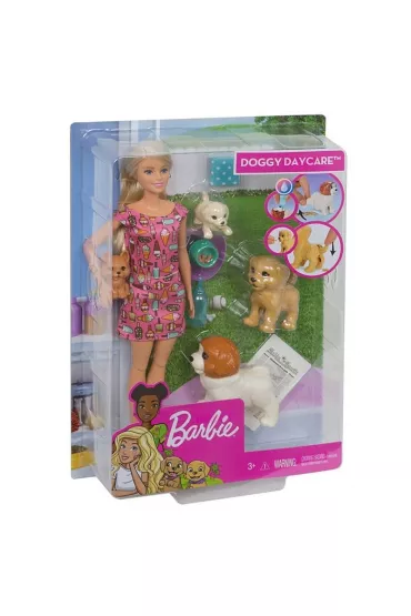 Barbie Lalka Opiekunka piesk�w Zestaw Mattel