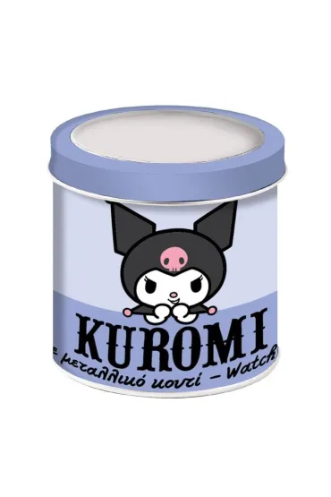 Zegarek analogowy w puszce Kuromi