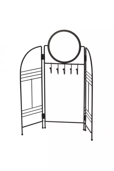 H&S Decoration Stojak na bi�uteri� z lusterkiem czarny