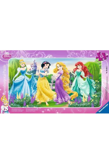 Puzzle 15 Disney Princess Frame Ravensburger