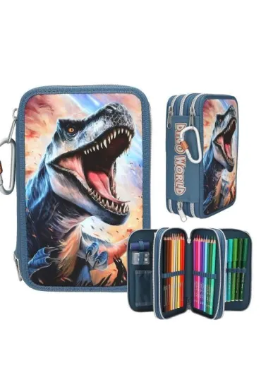 Depesche Pi�rnik 3-komorowy z wyposa�eniem Dino World 13982A