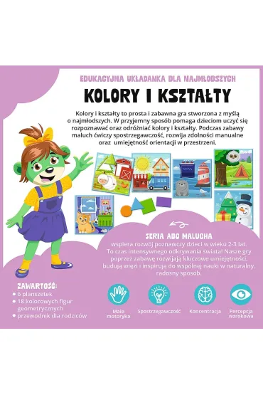 Gra Kolory i kszta�ty ABC Malucha 02904 Trefl