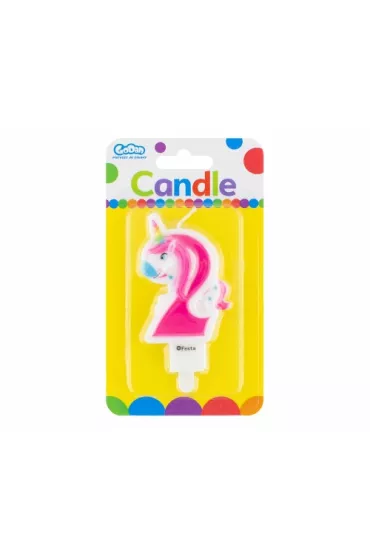 Godan �wieczka cyferka 2 z Jednoro�cem PF-SCJ2 7,8 cm