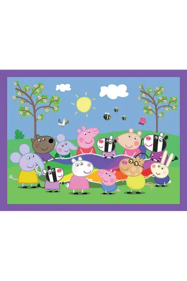 Puzzle + Memos 2w1 (30+48 el.) Radosne chwile ze �wink� Pepp� Trefl