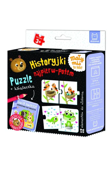 Historyjki najpierw-potem. Puzzle + ksi��eczka - Anna Podg�rska