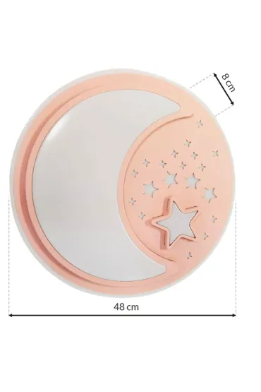 Eko-light Plafon Note Pink 40W LED 48 cm