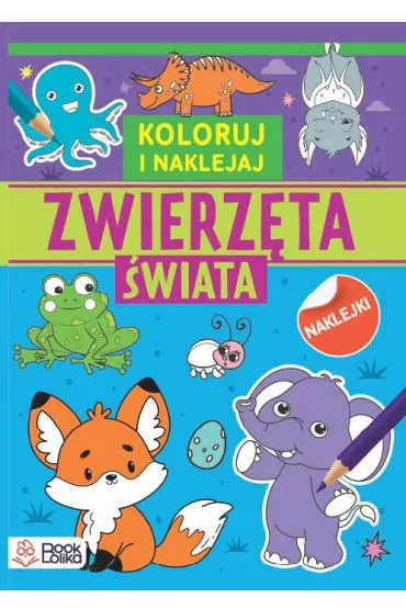 Zwierz�ta �wiata. Koloruj i naklejaj